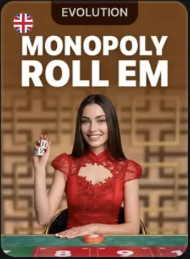 Monopoly Roll Em — game tile in the Live777 lobby